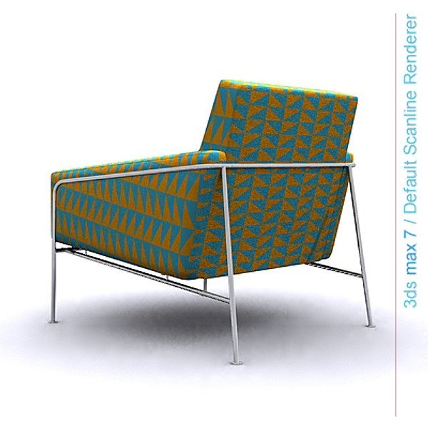 3d model design series - series 3300 easy chair by lajhar
